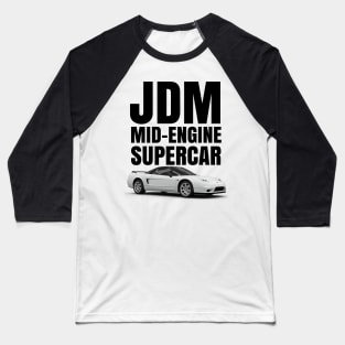 JDM Midengine Supercar Baseball T-Shirt